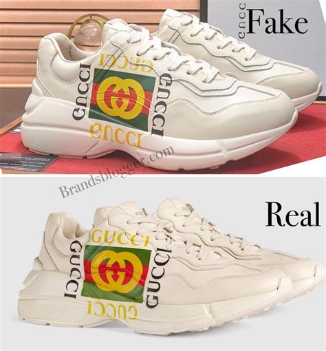 how to spot gucci rhyton sneakers.